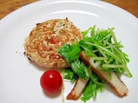 決め手は絹ごし☆　うまうま豆腐バーグ（*^_^*）